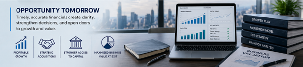 Why Timely and Clean Financials Create Opportunity